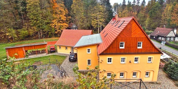 Dovolená v malebné přírodě Českého Švýcarska: penzion se snídaní nebo polopenzí