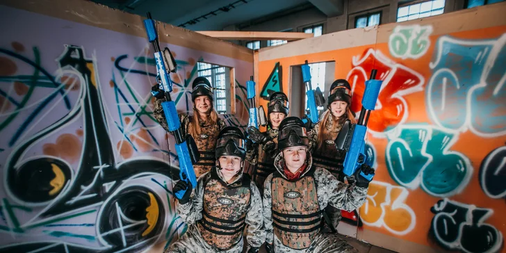 Junior paintball je vhodný pro děti od 8 let, v oblibě ho však mají i dospělí. 