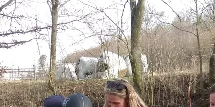Oslík unese max. 40 kg, takže dospělí musí po svých.