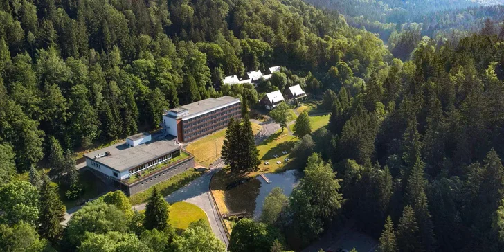 Hotel je obklopen hlubokými lesy, jde tak o ideální výchozí pozici pro výlety.