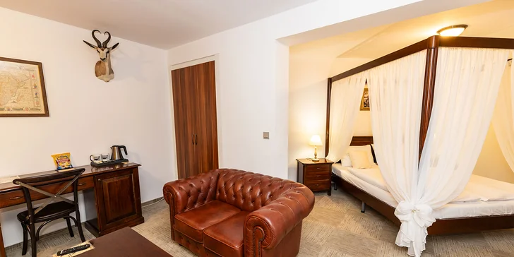 Ubytujete se v komfortním apartmánu Suite.
