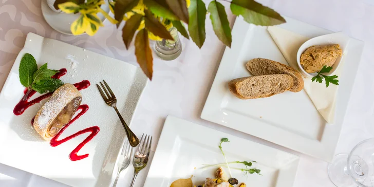 3-chodové menu v reštaurácii Hotela BANKOV**** pre 2 osoby