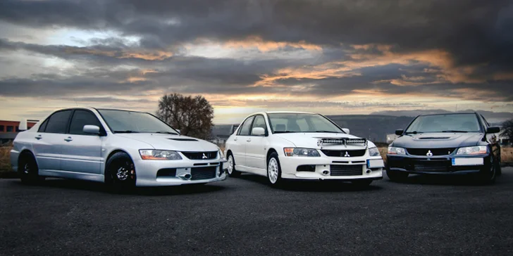  Díky Evo jízdě máte jedinečnou šanci prohnat Mitsubishi Lancer EVO IX.