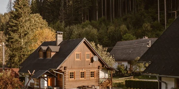 Na zahradě je dětské hřiště, houpačka, skluzavka, trampolína a ohniště, kde si můžete něco dobrého opéct či ugrilovat.