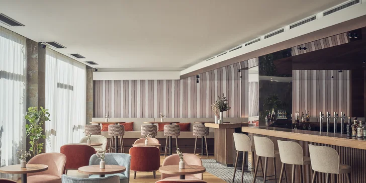 Pre chvíle relaxácie počas dňa alebo večerný drink slúži štýlový bar.