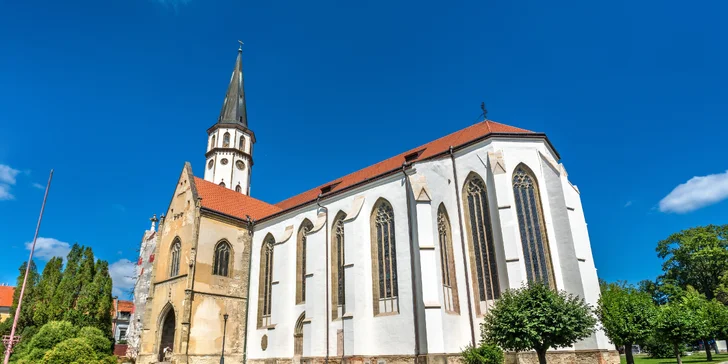 Výletním cílem může být třeba bazilika Navštívení Panny Marie na Mariánské hoře v Levoči.