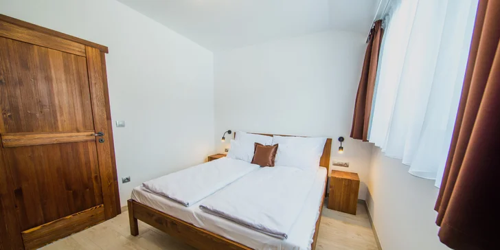 Apartmán Superior 80 m² - druhá ložnice v horním patře