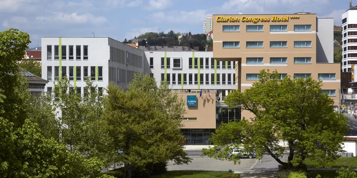 4* pobyt v modernom hoteli v centre Ústí nad Labem: raňajky aj romantický balíček