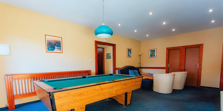 Kdykoli si můžete zahrát billiard.