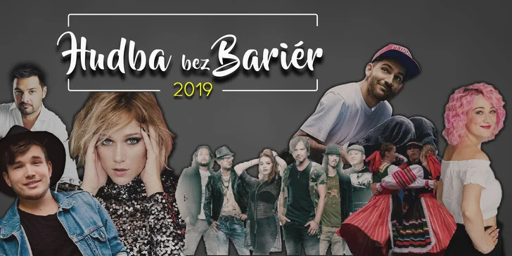 Vstupenka na koncert Hudba bez bariér 2019