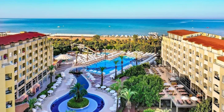 Turecko: 5* hotel Selectum Family Resort Side: ultra all inclusive, aquapark, animace i let