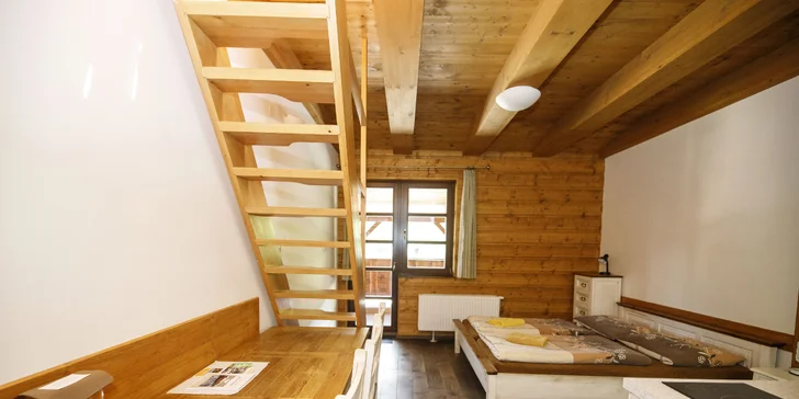 Bydlet budete v apartmánu s kuchyňkou a vlastní koupelnou.