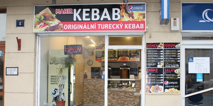 Dát si ho můžete v jedné ze dvou poboček Mahir Kebab.