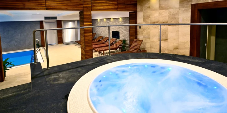 Zvolit můžete i variantu s wellness. 