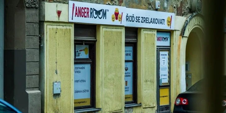 ANGER ROOM™ už na vás čeká. Přijďte zažít skvělý relax přímo v centru Brna v Příční 11.