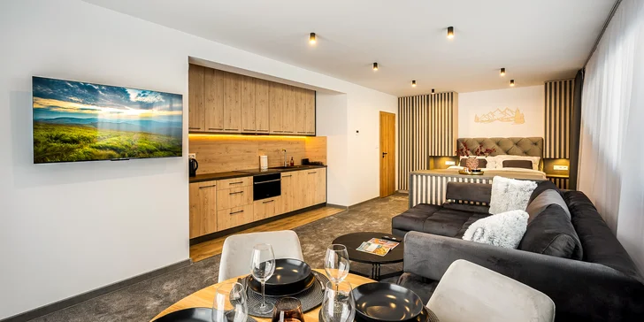 V ponuke nájdete viacero typov apartmánov.