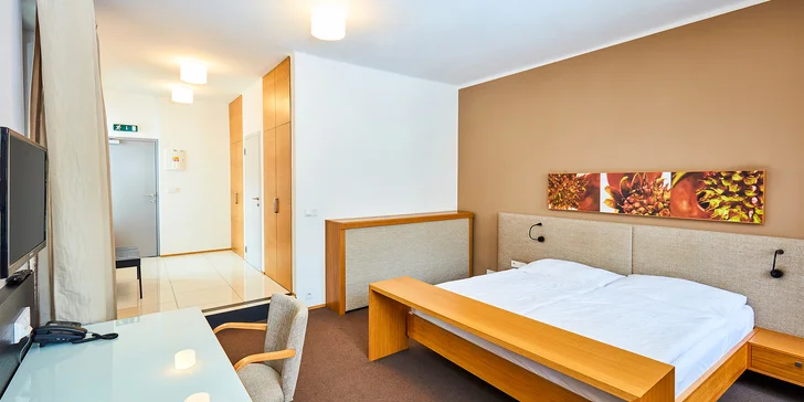 Hotel nabízí ubytování v 17 pokojích. 