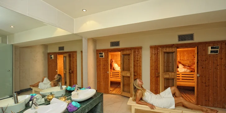 K načerpání nových sil vám pomůže i návštěva hotelového wellness.