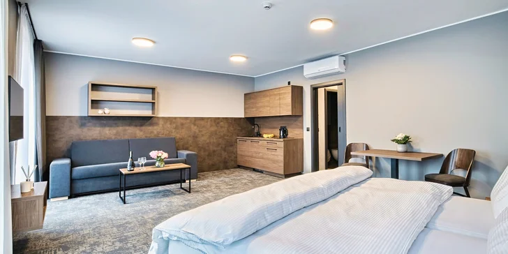 Dovolená v Olomouci: nové apartmány s balkonem a snídaní až pro 4 osoby