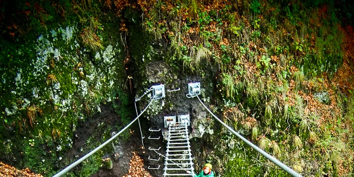 Via ferraty Komín na Skalke - len 600m od penziónu.