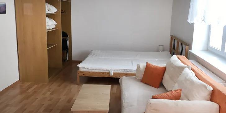 Ubytujete se v apartmánu až pro 4 dospělé a 2 děti.