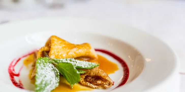 Dezert: Palacinka s karamelom