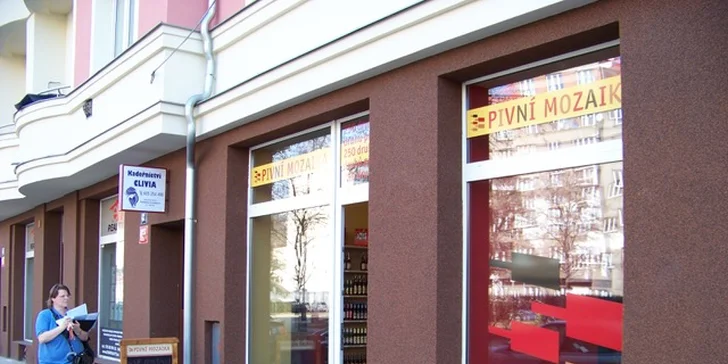 Set si vyzvednete v Pivní Mozaice v Karlíně. 