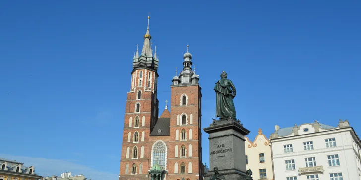 Navštívíte největší středověké evropské náměstí Rynek Glowny.