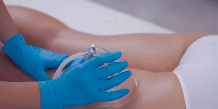 Neinvazivní ošetření účinně vytvaruje, zpevní a viditelně vyhladí pokožku hýždí. 
