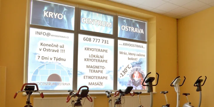 Po pobytu v komoře si zlehka zacvičíte. 