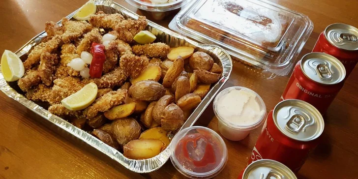 Čekat tu na vás bude půl kila či rovnou celé kilo dozlatova osmažených fešáků, kterým bude dělat společnost i bramborový salát, vařený brambor a hranolky.