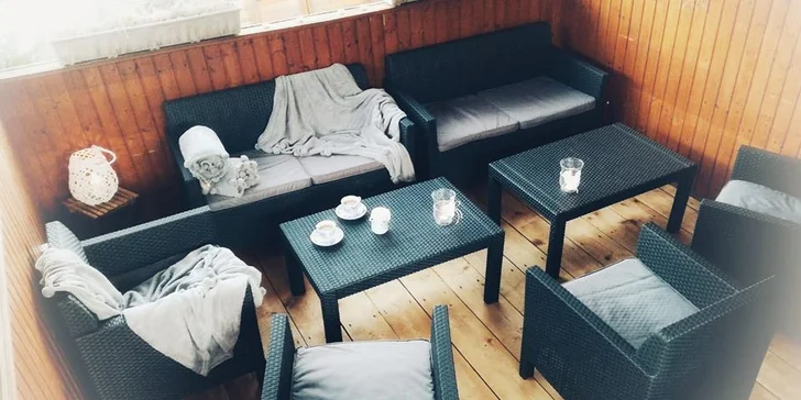 Ve wellness je také odpočinková zóna. 