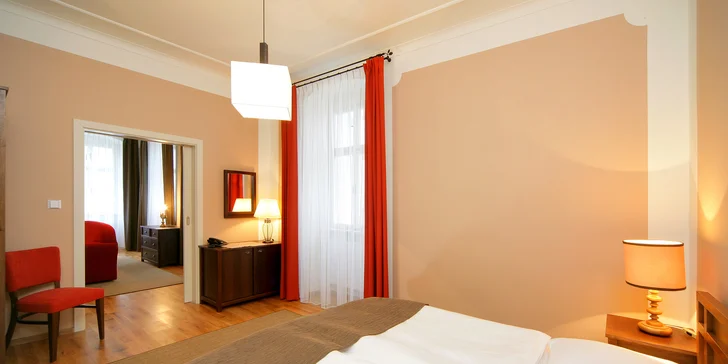 Za příplatek se můžete ubytovat i v prostorném apartmánu.