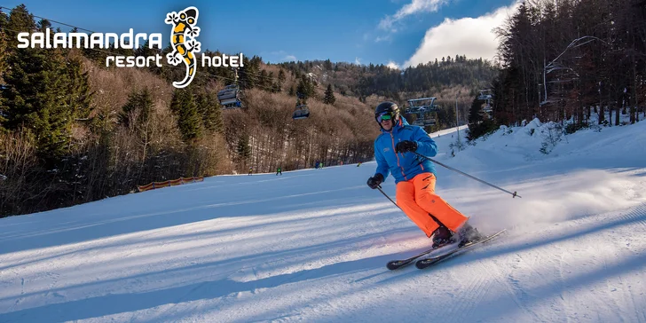 4-hodinový skipas do lyžiarskeho strediska SALAMANDRA RESORT pre deti i dospelých!