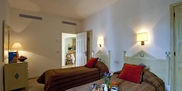 Na výběr jsou dva typy pokojů – prostornější apartmá Junior Executive či menší studio Executive.