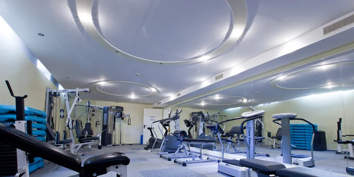 Fitness centrum se nachází v hotelu Tornácos (cca 150 m).