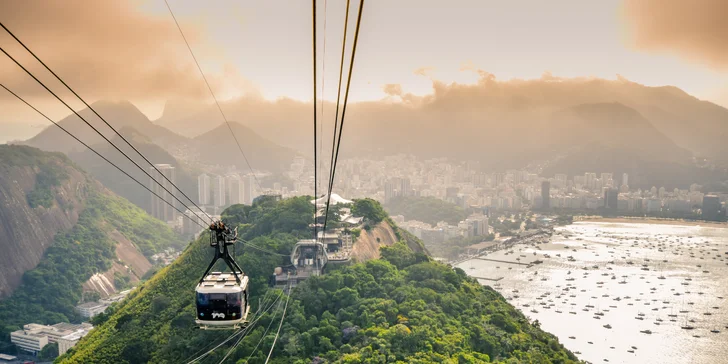 Lanovka na Cukrovú homolu v Riu de Janeiro