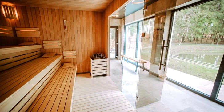 Součástí balíčku je 120minutový vstup do wellness.