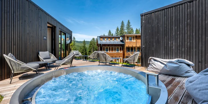 Tešiť sa môžete aj na oddych v úplne novom exteriérovom wellness centre. 