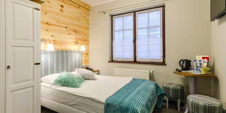 Ubytujete se ve Vital & Spa Resortu Szarotka v Zielenieci.
