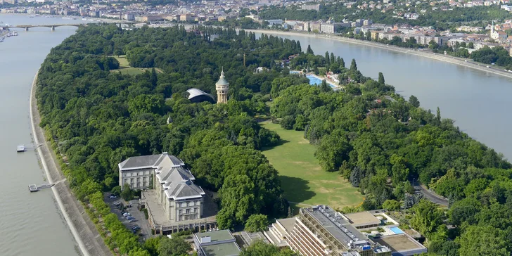 Ostrov na Dunaji ponúka krásne výhľady do okolia.