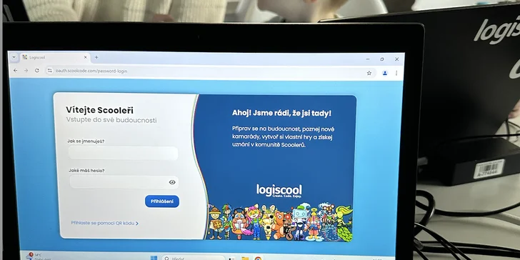 Děti dostanou přístupy do portálu MyLogiscool i na domácí použití.