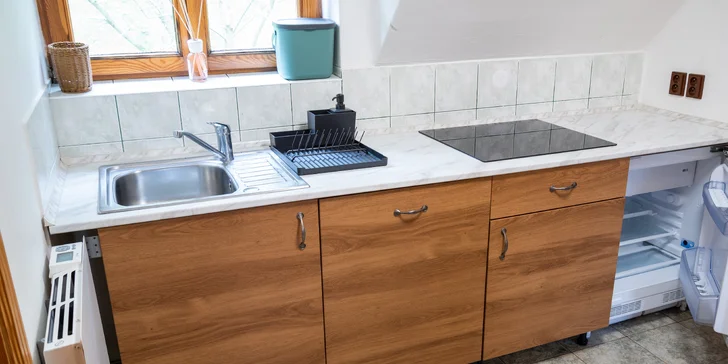 Rodinné apartmá má dvě samostatné ložnice. 