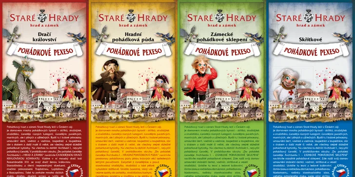 Děti si domů odnesou Archibaldovo pohádkové pexeso.