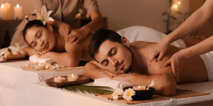 Thajské masáže: tradičná, olejová, relaxačná, 4-ručná, párová aj v kombinácii s wellness vstupom