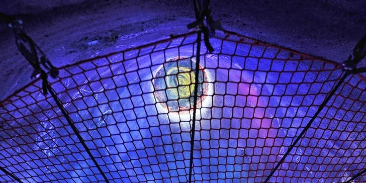 Sopka – symbol počátečního vývoje zemské kůry s graficky poutavým ztvárněním gejzíru lávy uvnitř sopky.