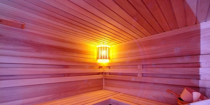 Finská sauna Vás skvěle prohřeje.