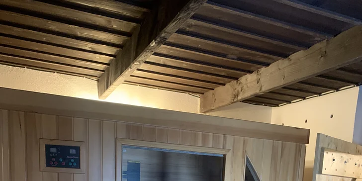Nadchne vás i infrasauna, kterou můžete využívat neomezeně.