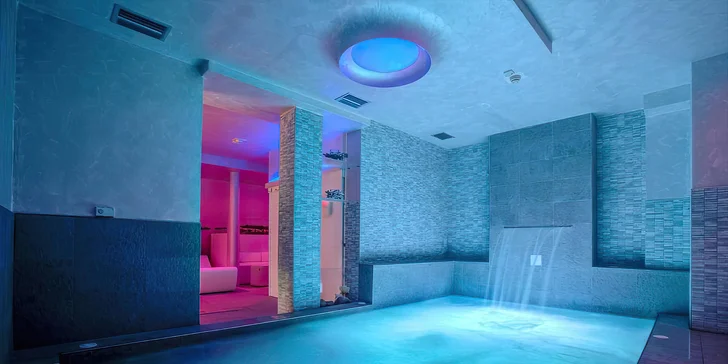 Užijete si neomezený relax v luxusní wellness zóně.