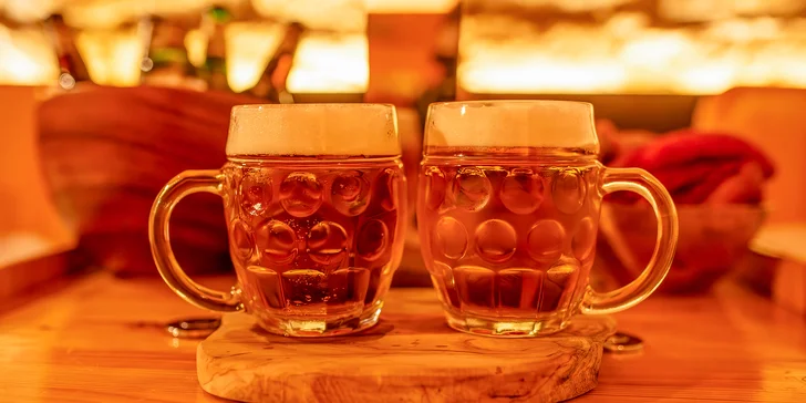 Nebo si budete neomezeně čepovat pivo Pilsner Urquell.